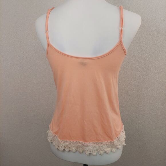 Orange Tank Top w/ Lace - Size Extra Small - Full Tilt - Picture 3 of 5